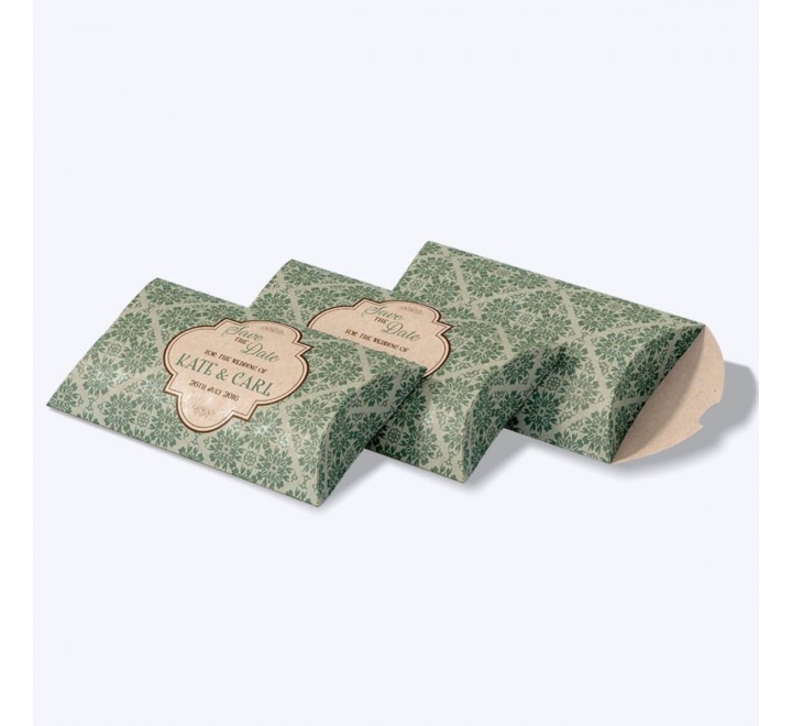 Kraft Pillow Packaging Boxes - Gallery Image