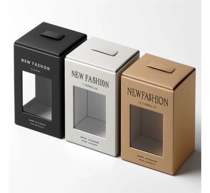 Kraft Window Packaging Boxes - Gallery Image