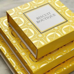 Gold Magnetic Gift Packaging Boxes